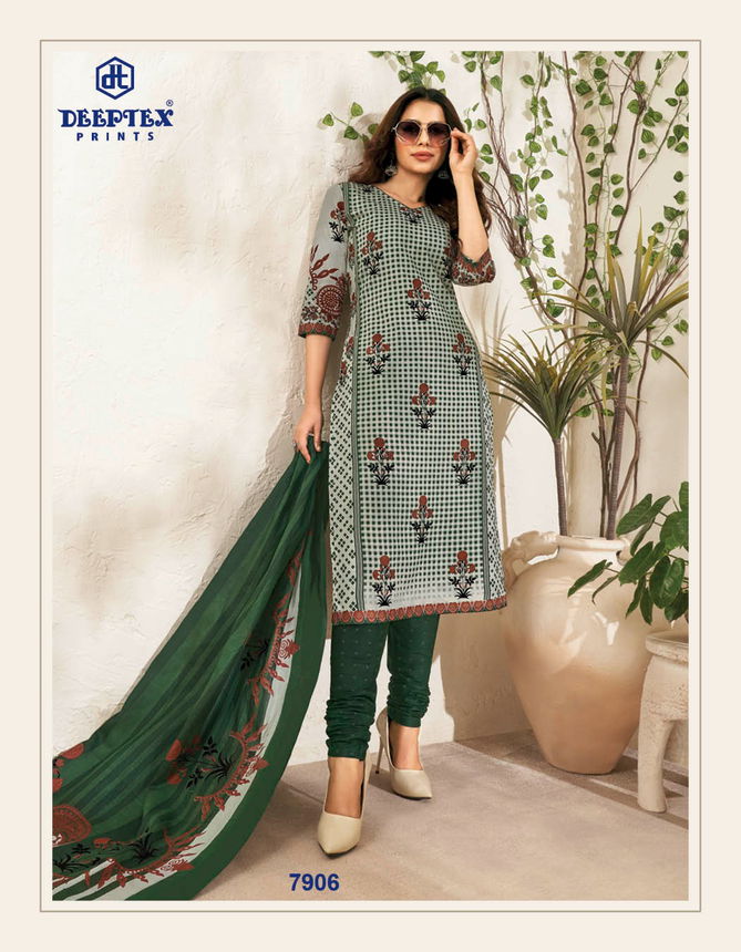 Miss India Vol 79 By Deeptex Cotton Dress Material Catalog